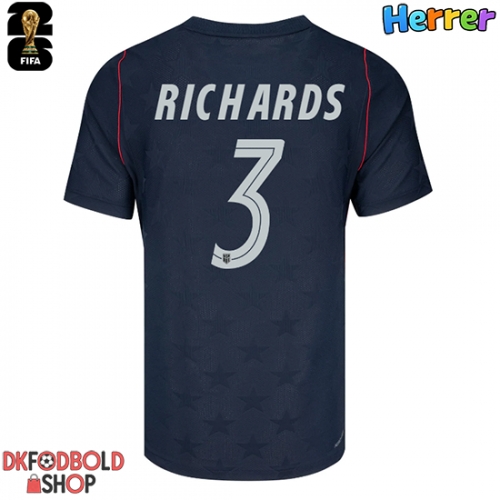 Forente stater Chris Richards #3 Udebanetrøje VM 2026 Kort ærmer